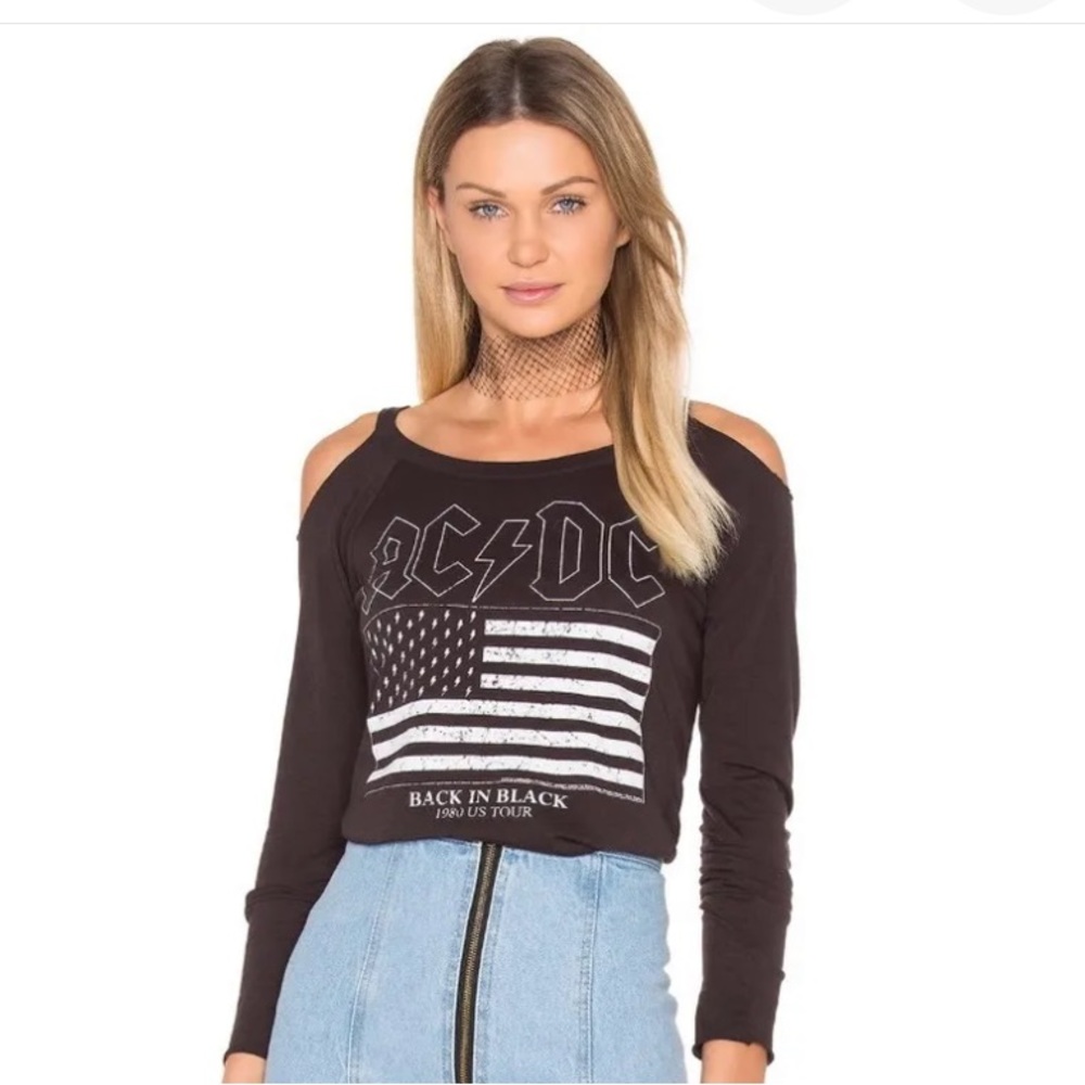 Chaser AC/DC Deconstructed t shirt in M